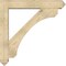 Ekena Millwork Legacy Arts and Crafts Rough Sawn Bracket w/ Offset Brace, Douglas Fir, 8"W x 48"D x 48"H BKT0806X48X48LEC03RDF - alternate 4